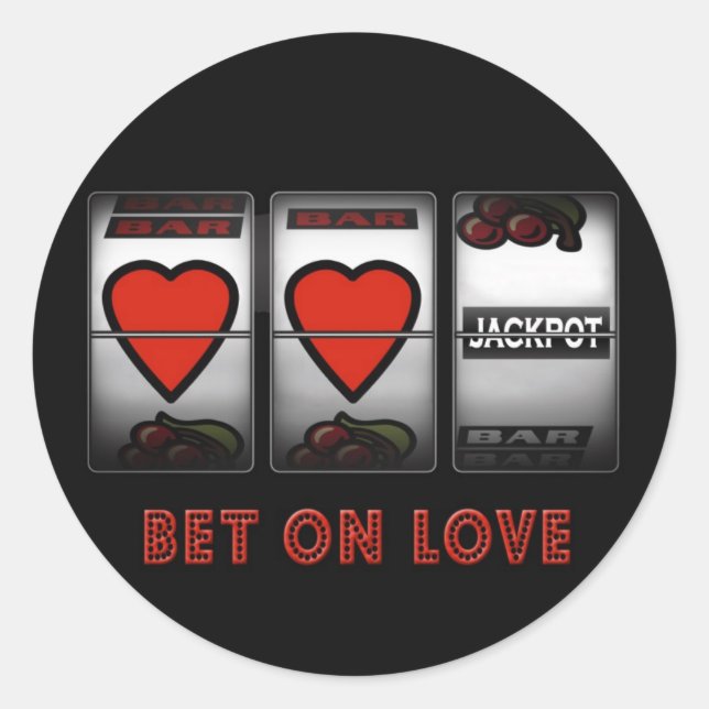 Adesivo Bet on Love Sticker (Frente)