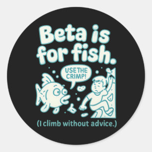 Adesivo Beta É Para Peixes Subindo Humor Letra Balão Gráfi