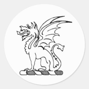 Adesivo Beta Theta Pi Dragon Sticker