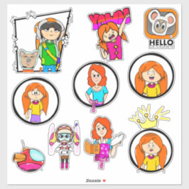 Adesivo Betsy Blue Sticker set 2