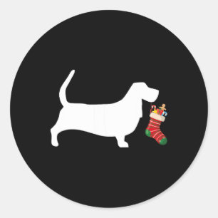 Adesivo Bett Hound Christmas Stoffer Dog Para Homens