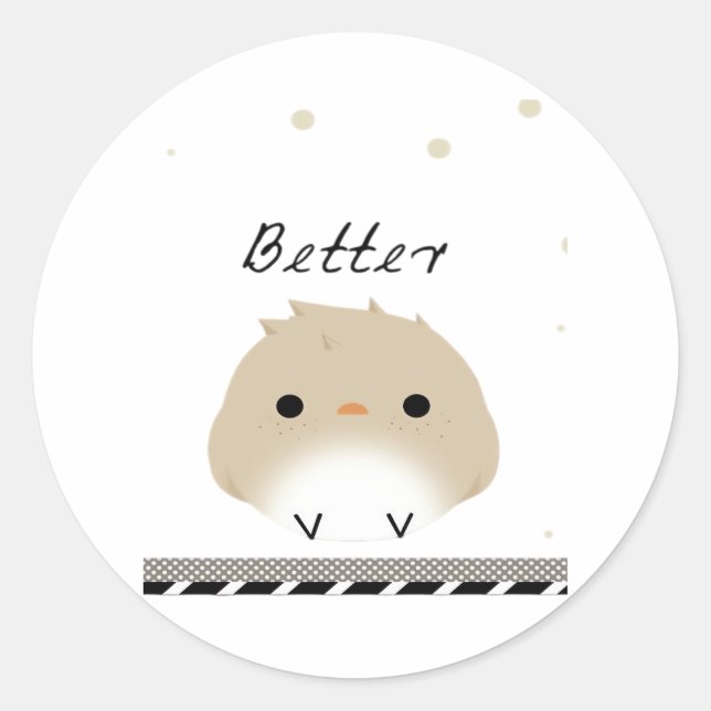 Adesivo Better Together Clean Design  (Frente)