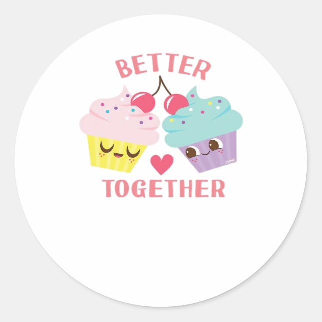 Adesivo Better Together Love Heartfelt Design  (Frente)