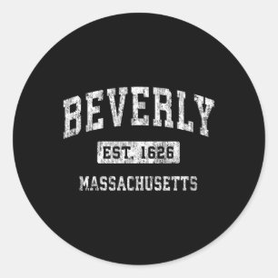 Adesivo Beverly Massachusetts Mãe Estabeleceu Esporte