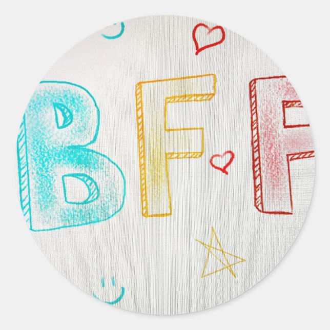 Adesivo bff (Frente)