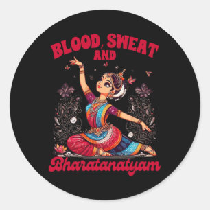 Adesivo Bharatanatyam Dançando Sangue Indiano Um Suor E Bh