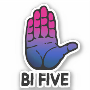 Adesivo Bi Cinco Mão Alta