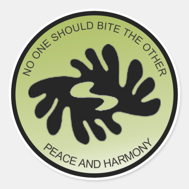 Adesivo BI NKA PEACE AND HARMONY Sticker (Frente)