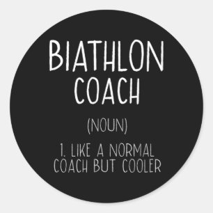 Adesivo Biathlon Coach Definition Funny Biathlete Humor 10