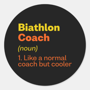 Adesivo Biathlon Coach Definition Funny Biathlett Humor 7