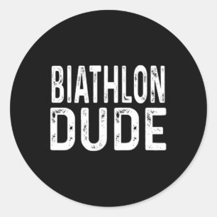 Adesivo Biathlon Dude Distressou Sprint Perseguit Relay Tr