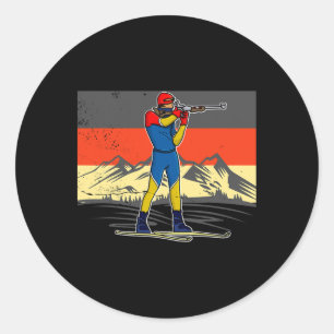 Adesivo Biathlon Ski Skier Cross-country Ski Trail 15