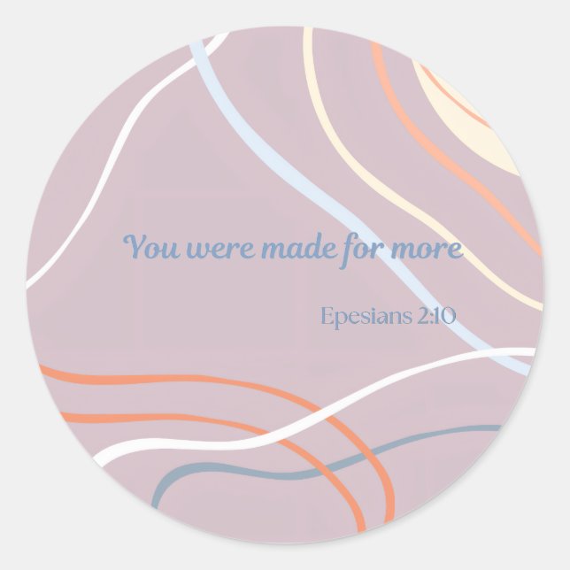 Adesivo Bible verse , Christian typography stickers (Frente)