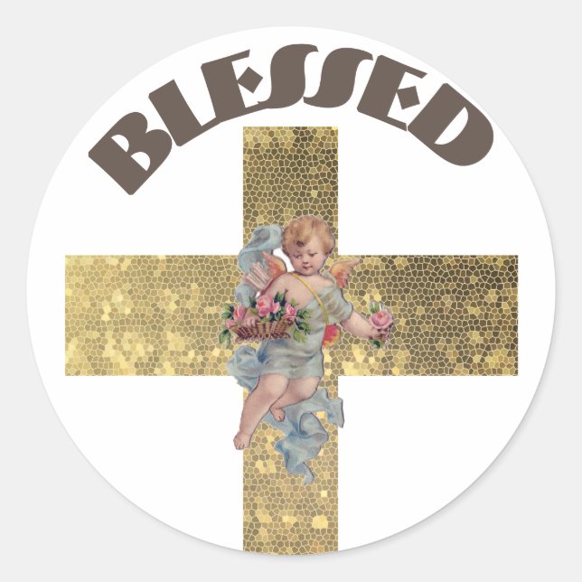 Adesivo Bíblia Classic Round Sticker (Frente)