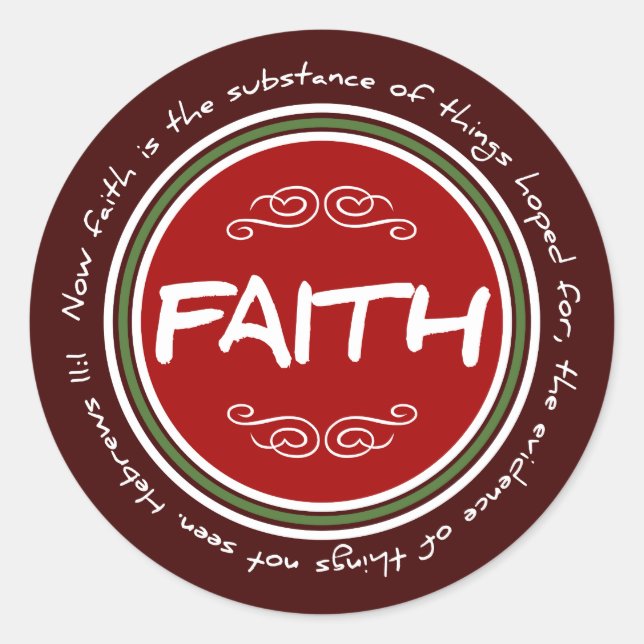 Adesivo Bíblia Cristã de Faith Verse Stickers (Frente)