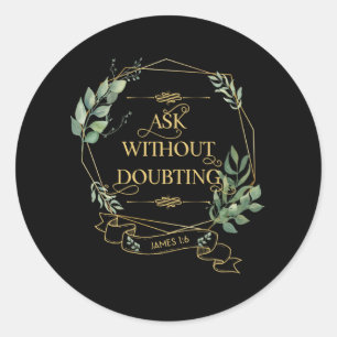 Adesivo Bíblia Cristã Verso Eucalipto Folhas