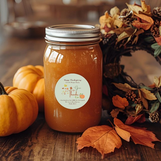 Adesivo Bíblia de Ação de Graças Cristã Verse | Favorecer  (Criador carregado)