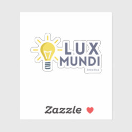 Adesivo Bíblia de Lux Mundi (Luz do Word)