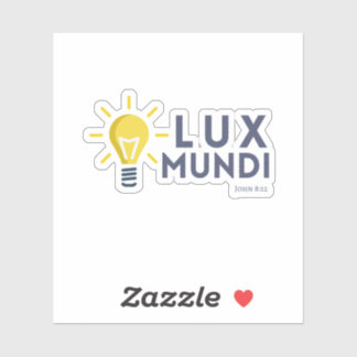Adesivo Bíblia de Lux Mundi (Luz do Word)