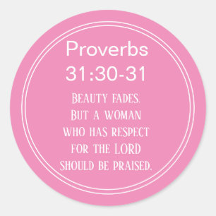 Adesivo Bíblia scripting verse proverbs conferência rosa