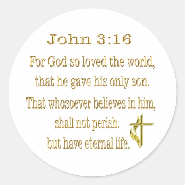 Adesivo Bíblia Verso (Frente)