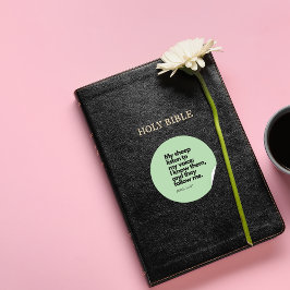 Adesivo Bíblias: Minhas ovelhas ouvem minha voz