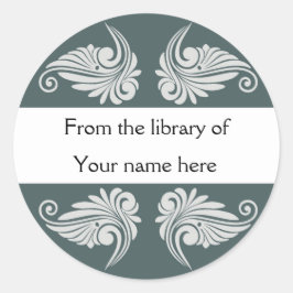 Adesivo Biblioteca de cinzas