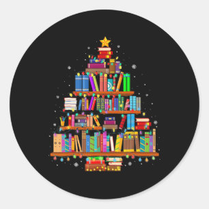 Adesivo Biblioteca de Livros de Leitura de Árvore Feliz de