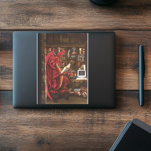 Adesivo Biblioteca do Dragon Pod Cast