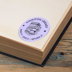 Adesivo Biblioteca Municipal Leia Amo Devolva Customize