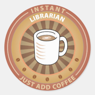 Adesivo Bibliotecário imediato