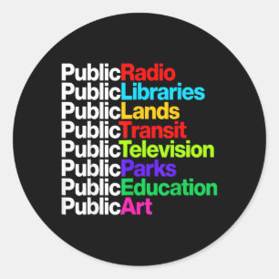 Adesivo Bibliotecas de Rádio Pública Terrenos Trânsito Ted