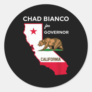 Adesivo Bicanco 2026 Chad Bianco Governador Da Califórnia