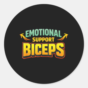 Adesivo Bíceps de Apoio Emocional Humor Divertido de Irmão