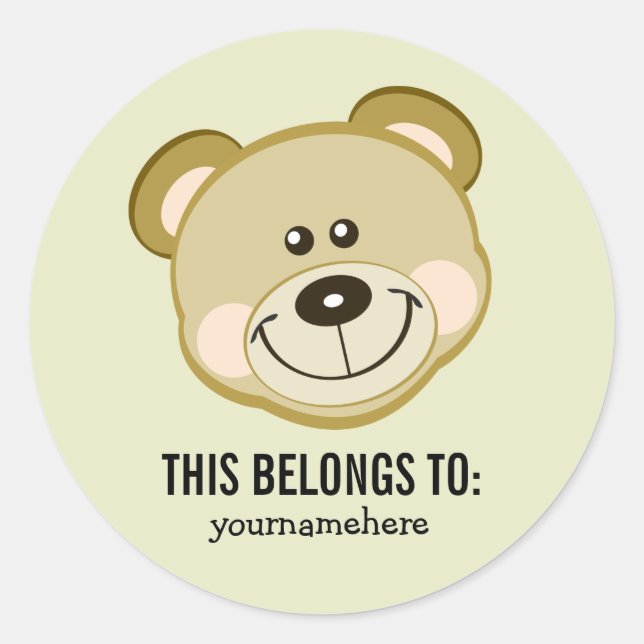 Adesivo Bichinho Enfrentado Pertence A Vinheta (Frente)