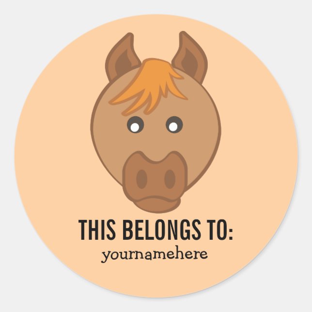 Adesivo Bichinho Enfrentado Pertence A Vinheta (Frente)