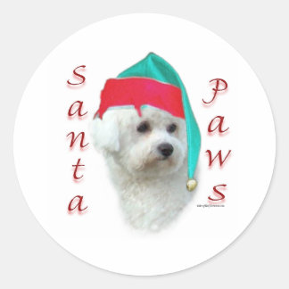 Adesivo Bichon Frise Papais noeis Paws