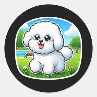 Adesivo Bichon Frise Sticker