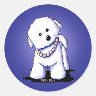 Adesivo Bichon In Pearls Stickers
