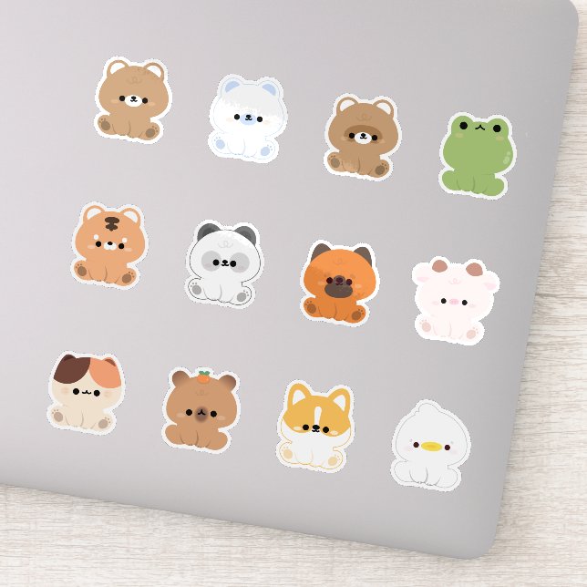 Adesivo Bichos Felizes E Cachorros (Detalhe)
