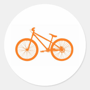Adesivo Bicicleta alaranjada