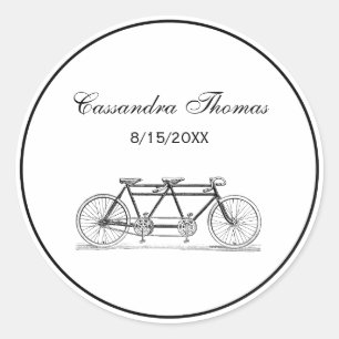 Adesivo Bicicleta Antiga Construída Para Dois / Bicicleta