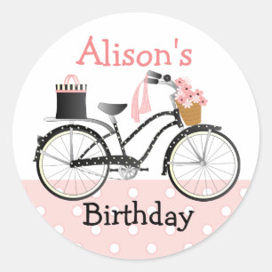 Adesivo Bicicleta das bolinhas