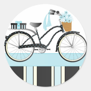Adesivo Bicicleta das bolinhas