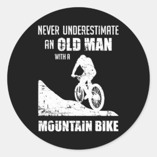 Adesivo Bicicleta de Bicicleta de Montanha Subestima Prese