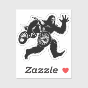 Adesivo Bicicleta De Camada De Roubo Bigfoot