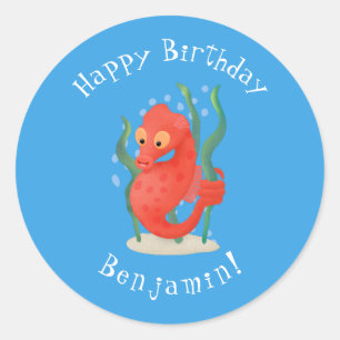 Adesivo Bicicleta de cavalo marinho