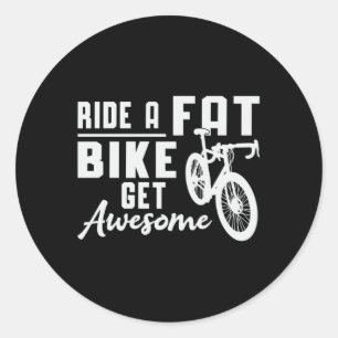 Adesivo Bicicleta De Gordura Uma Bicicleta De Gordura Cheg