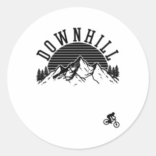 Adesivo Bicicleta de Montanha Downhill - Presente para Cic
