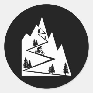 Adesivo Bicicleta de Montanha - Mtb Ciclismo Downhill Cicl